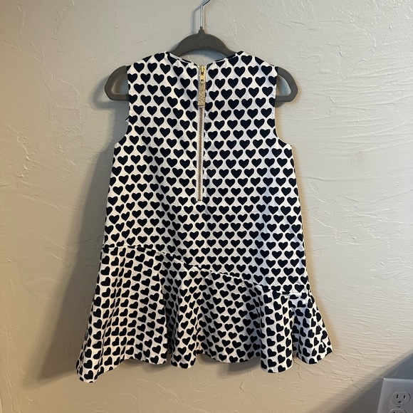 CrewCuts Heart Pattern Dress 3T - Picture 2 of 3